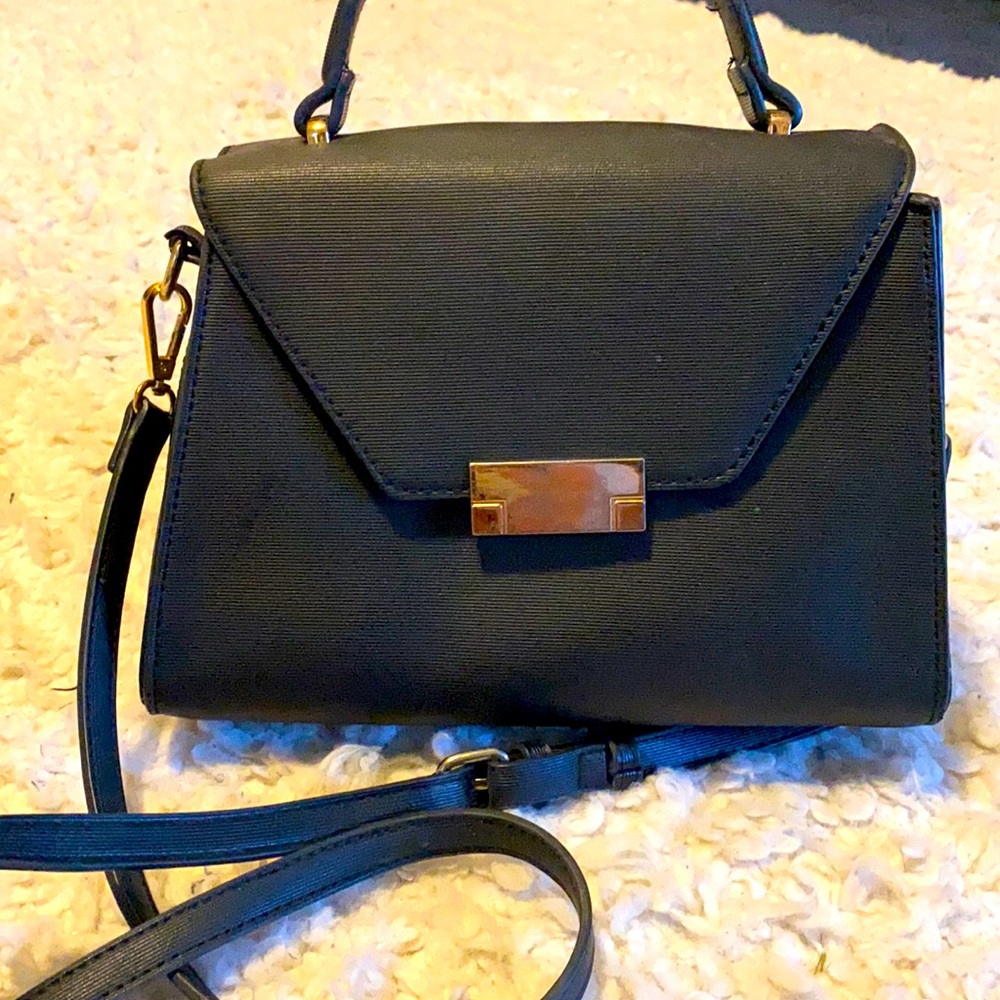 Black leather Purse